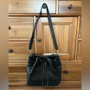 Quince Italian Leather Triple Compartment Bucket Bag